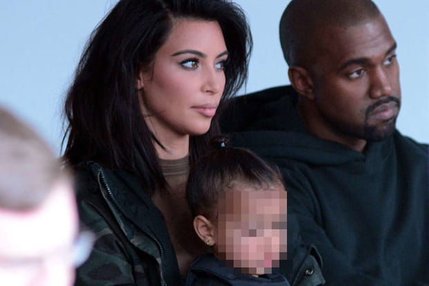 Kanye West et Kim Kardashian et leur fille North