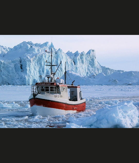P&ecirc;che arctique dans la baie de Disko