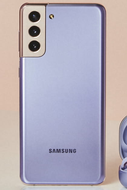 Samsung Galaxy S21+, le m&ecirc;me en plus grand