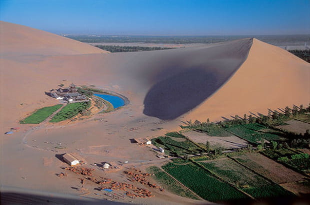 La cité de Dunuhang en Chine