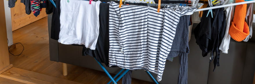 Cette habitude pour s&eacute;cher le linge l'hiver est une tr&egrave;s mauvaise id&eacute;e - et pas seulement pour la facture