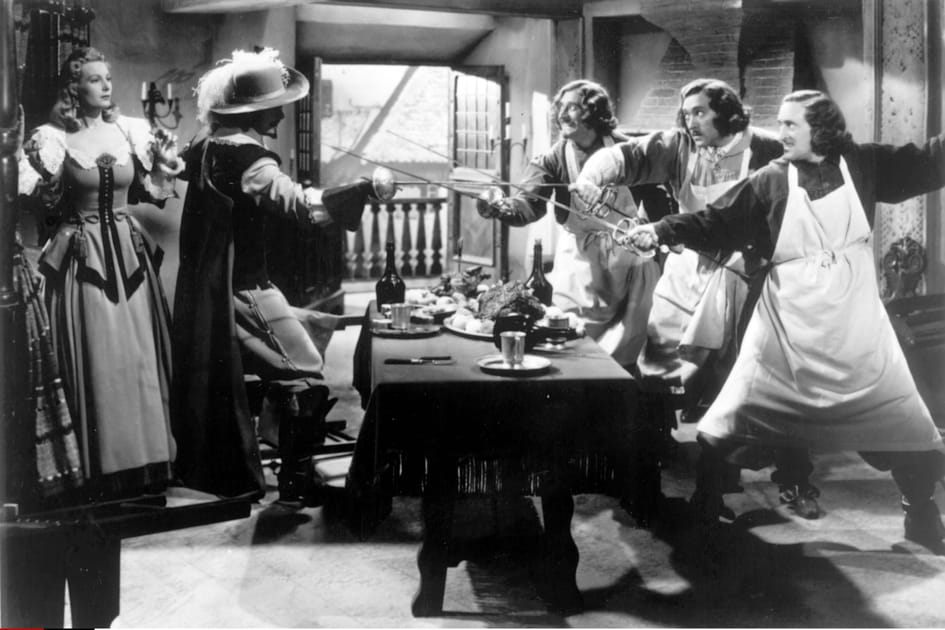 Les trois mousquetaires &agrave; travers les &acirc;ges&nbsp;: un film musical en 1939