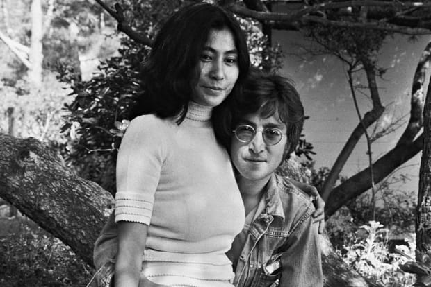 John Lennon et Yoko Ono à Cannes en 1971