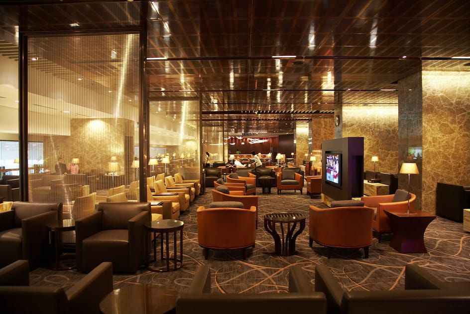 Le salon KrisFlyer Gold de Singapore Airlines &agrave; Singapour