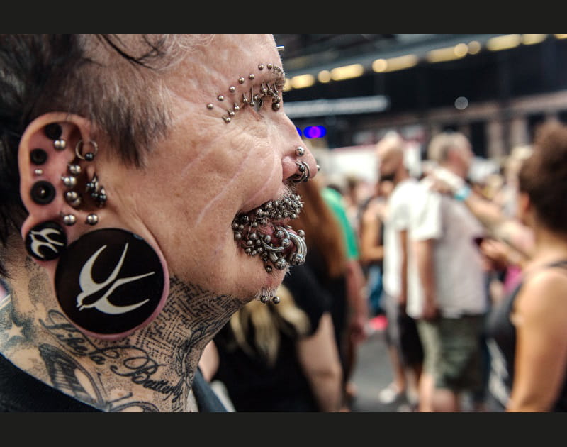 Le recordman (homme) des piercings