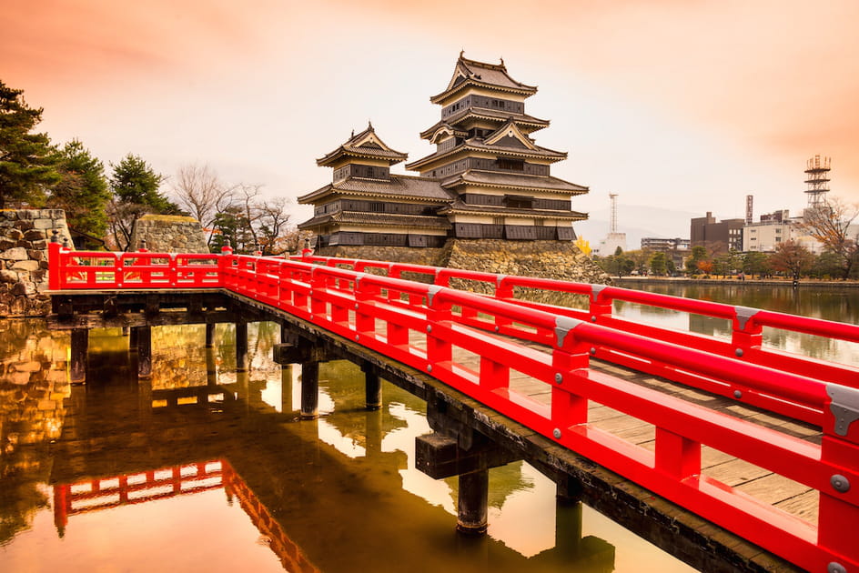 Le ch&acirc;teau de Matsumoto au Japon