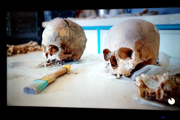 Les restes des victimes du Vésuve