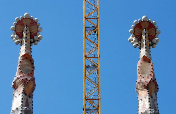 Le chantier de la Sagrada Familia