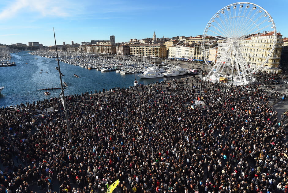 Marseille, le vieux port a fait le plein