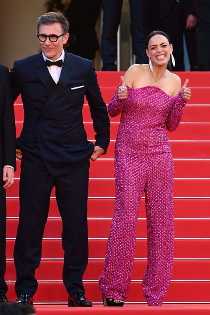 Michel Hazanavicius et B&eacute;r&eacute;nice Bejo complices