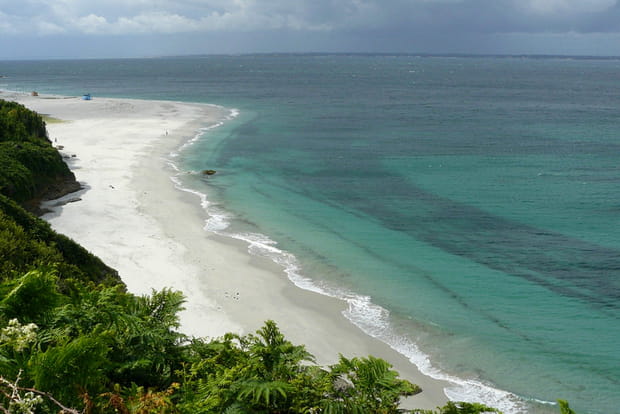 La plage des Grands Sables sur l'île de Groix