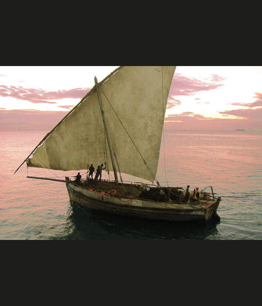 Dhow sur l'&icirc;le de Zanzibar