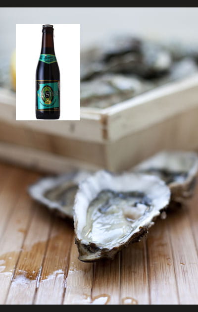 Une bi&egrave;re &agrave; l'hu&icirc;tre