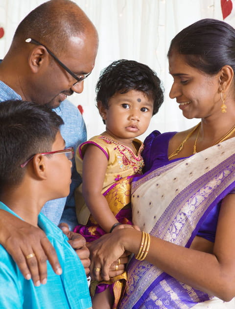 En Inde, la famille avant tout