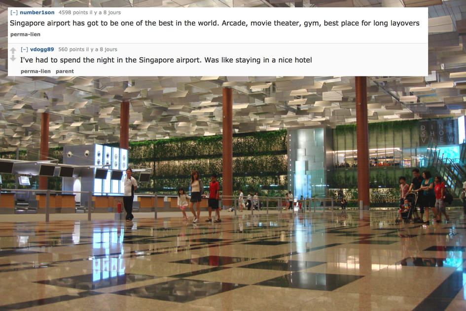 Et parmi les bons a&eacute;roports ? Celui de Singapour !