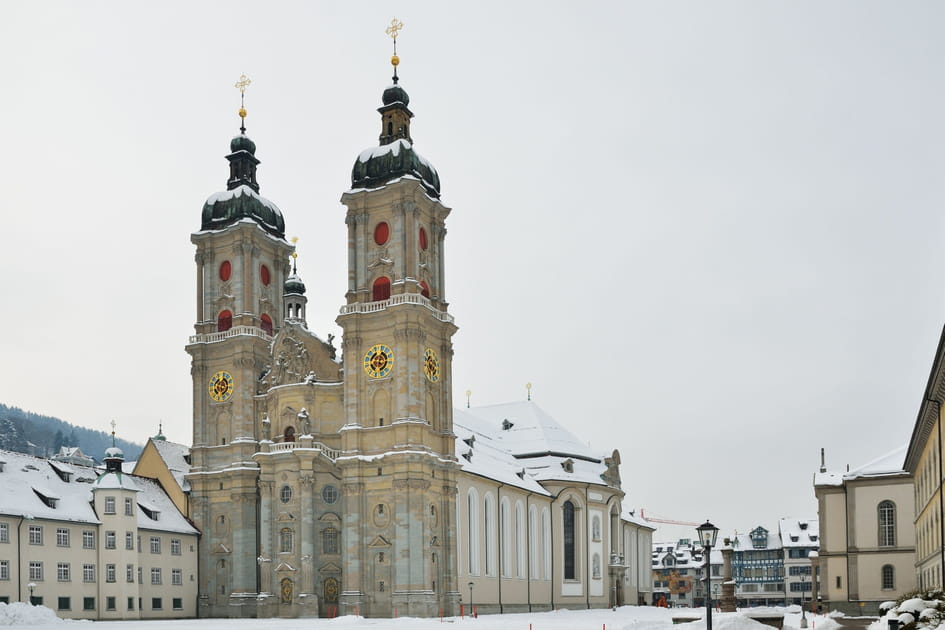 La biblioth&egrave;que de l'abbaye de Saint-Gall