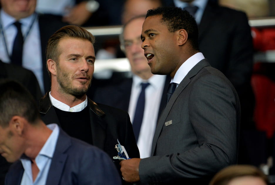 David Beckham et Patrick Kluivert