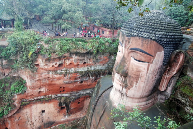 Le Grand Bouddha de Leshan en Chine