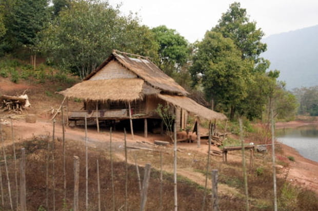 Maison typique à Vientiane