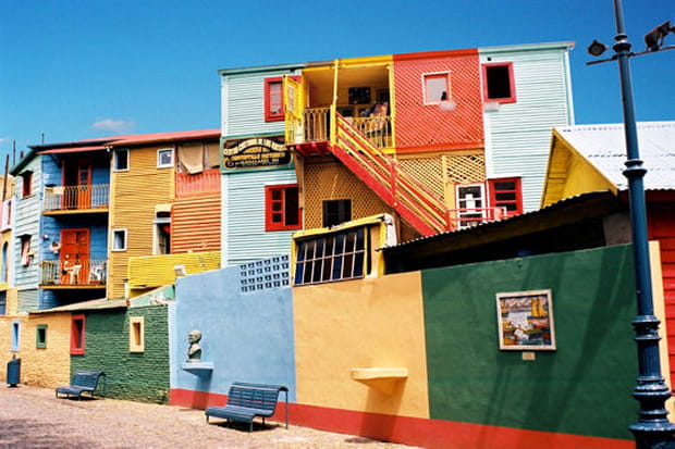Les maisons bariolées de La Boca à Buenos Aires