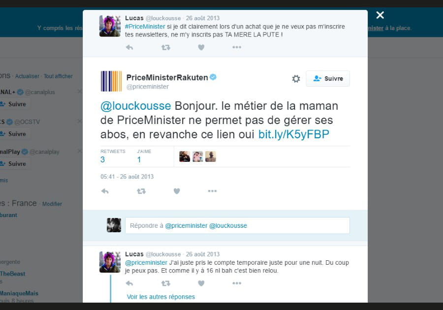 PriceMinister et le d&eacute;sabonnement