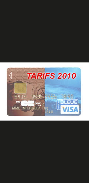 Cartes bancaires&nbsp;: les&nbsp;banques&nbsp;moins&nbsp;ch&egrave;res&nbsp;en&nbsp;2010