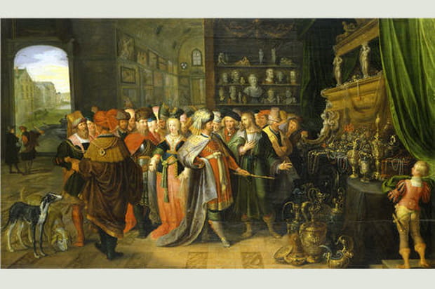 Crésus montrant ses trésors à Solon