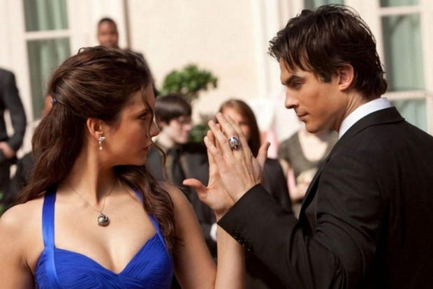 Nina Dobrev et Ian Somerhalder (Vampire Diaries)