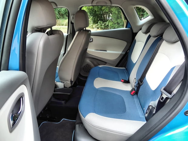 Places arrière du Renault Captur