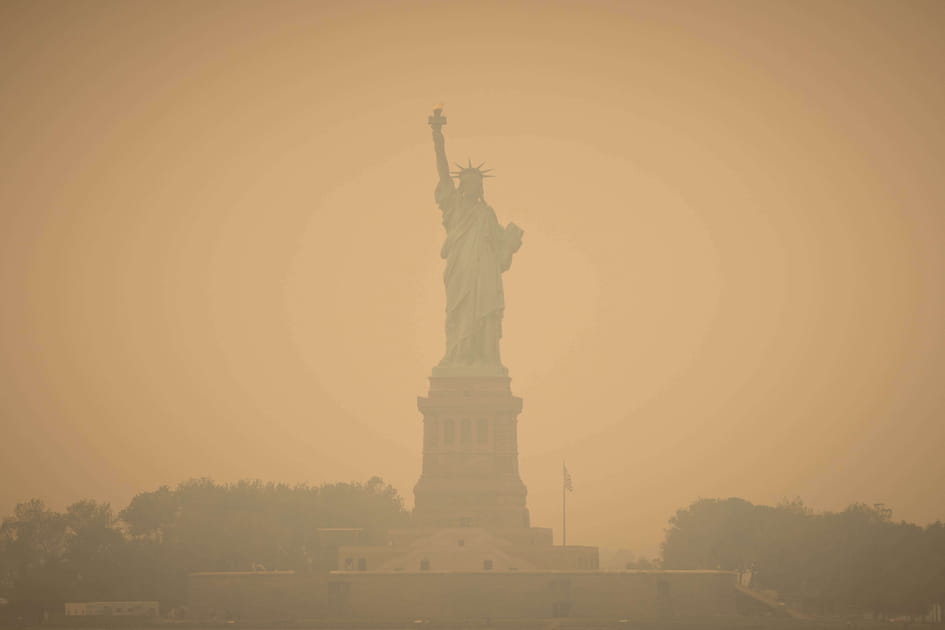 Ambiance apocalyptique &agrave; New-York