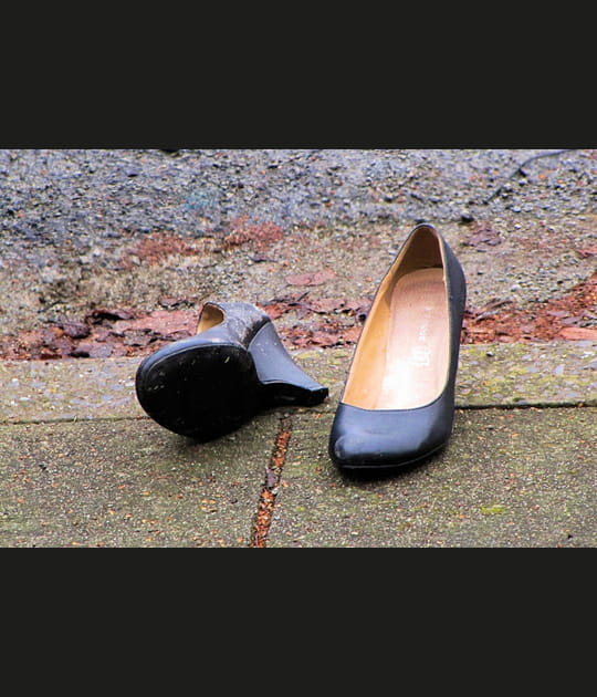 Escarpins abandonn&eacute;s