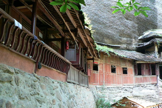 Ermitage dans la montagne à Qingcheng Shan
