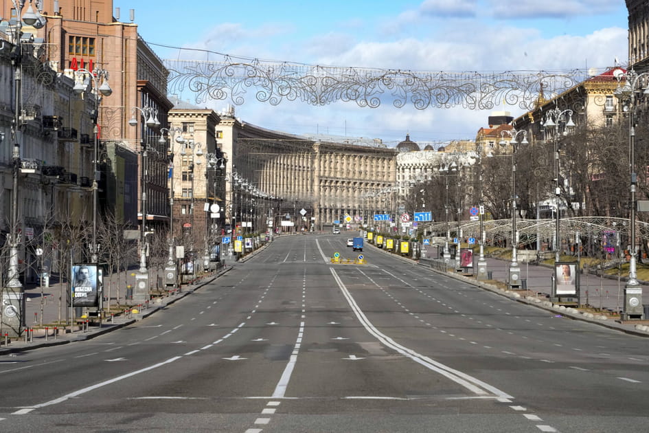 Kiev, ville vide
