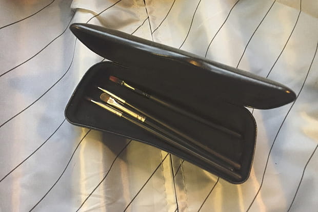 Trousse de maquillage improvisée