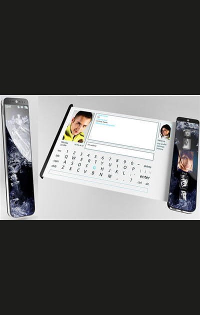 Le mobile &agrave; &eacute;cran d&eacute;roulant