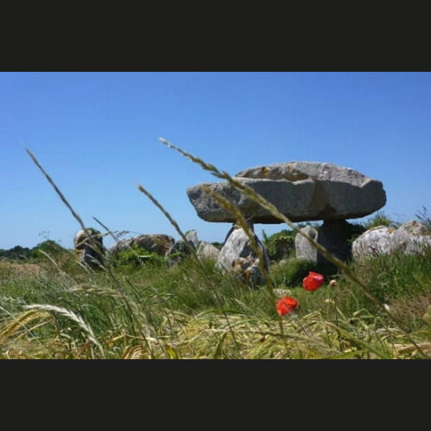 Le dolmen de Kerugou &agrave; Plomeur