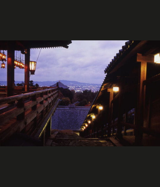 Lanternes du temple de Todaiji