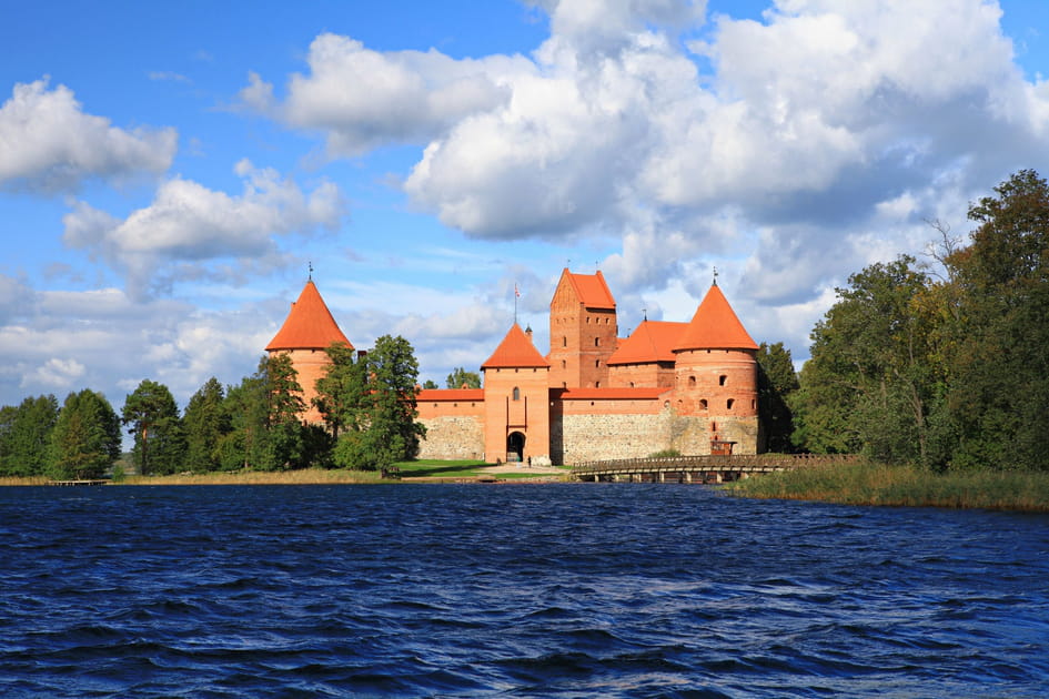 Le ch&acirc;teau de Trakai, en Lituanie