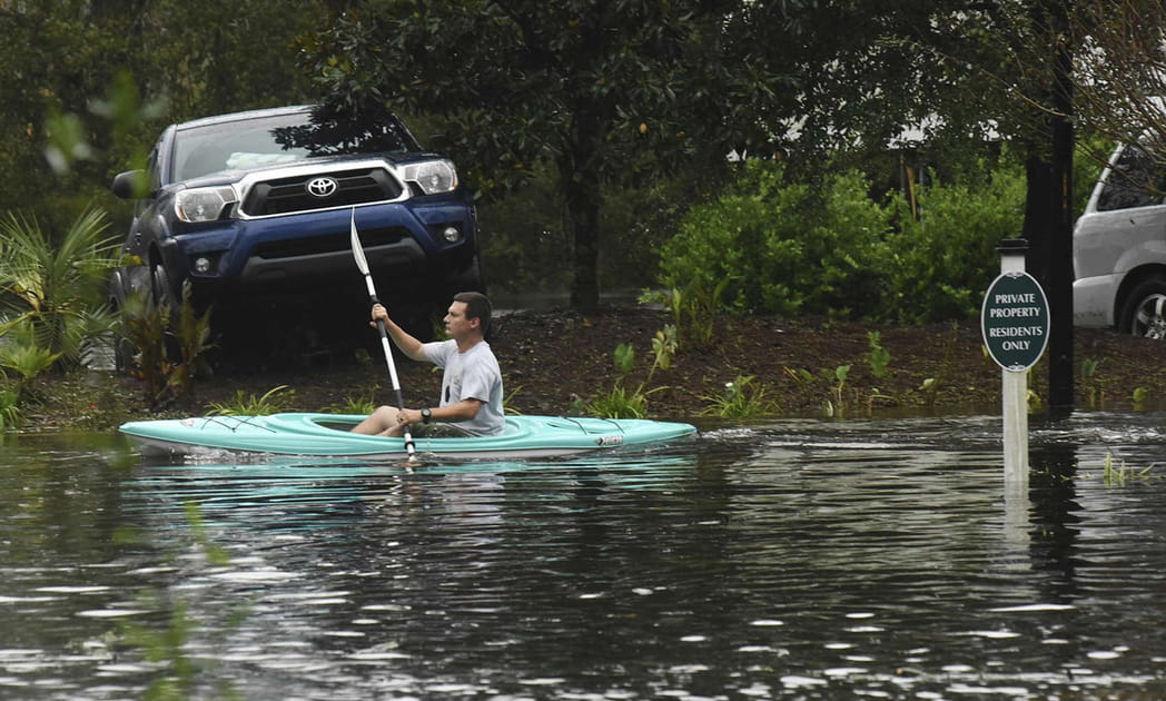 Les images spectaculaires de l'ouragan Florence