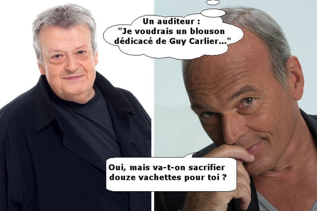 Avec Guy Carlier, Baffie profite d'un auditeur pour vanner le journaliste