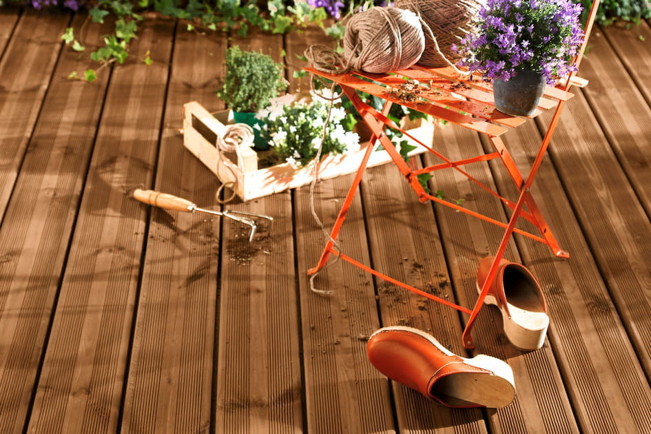 Des lames de terrasse en bois
