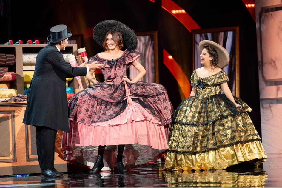Ary Abittan, Carla Bruni et Ines Reg