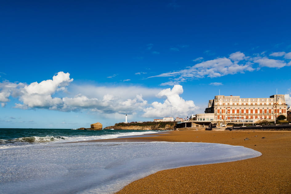 Le littoral de Biarritz