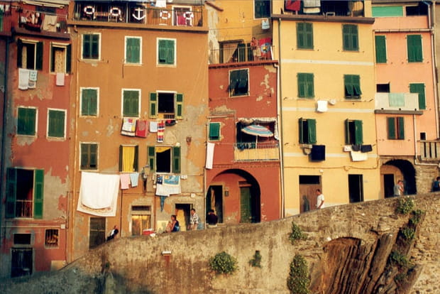 Les façades de Riomaggiore