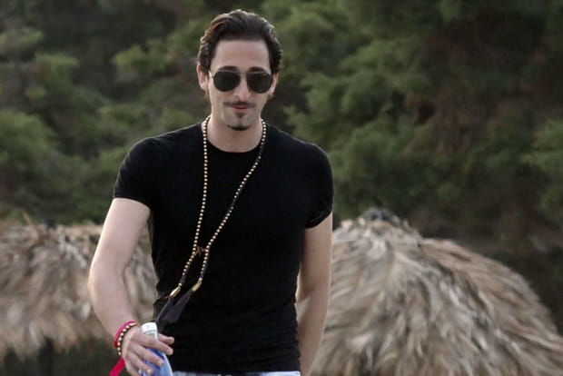 Adrien Brody a ses habitudes à Ibiza