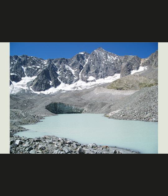 Lac et glacier d'Arsine