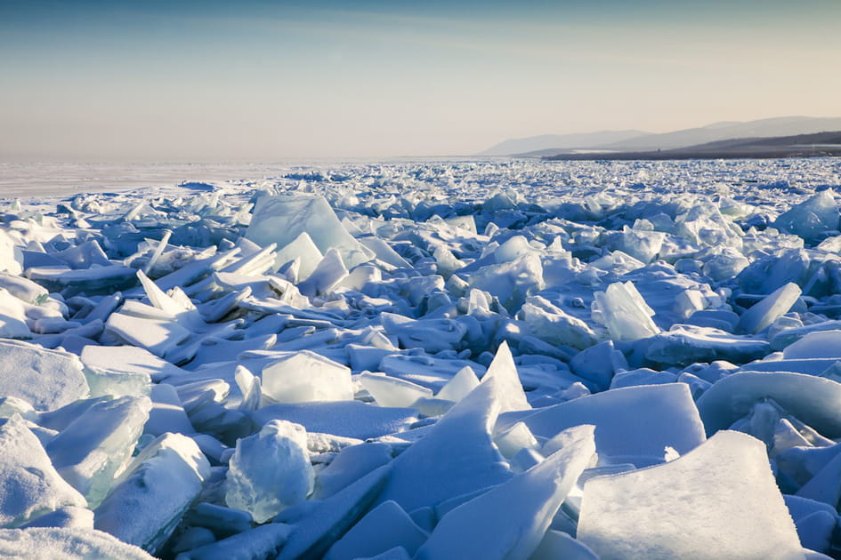 Une mer de glace