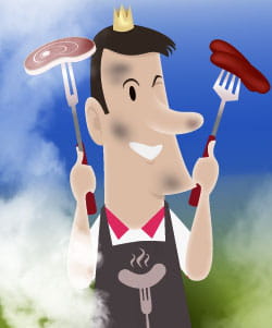 le barbecue exige du sérieux mais aussi de la classe !
