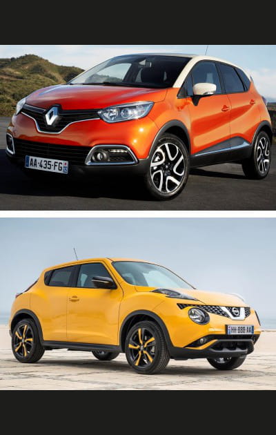 Renault Captur vs Nissan Juke