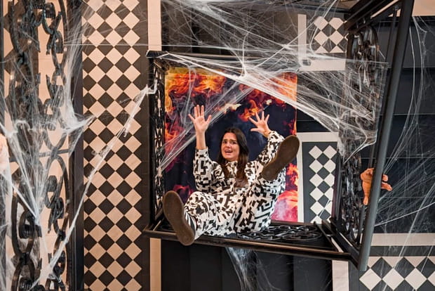 Un décor envoûtant au Paradox Museum de Paris pour Halloween